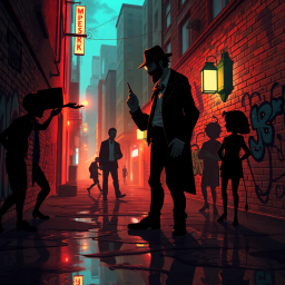 Whose Shadow Is It Anyway? - Text-based game