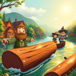 Logjam Chronicles: Whose Logs Are These, Anyway? - Text-based game