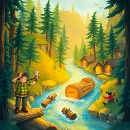 Logjam Chronicles: Whose Logs Are These, Anyway? - Text-based game