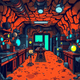 Whose Lab Is It Anyway? - Text-based game