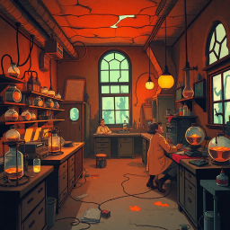 Whose Lab Is It Anyway? - Text-based game