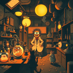 Whose Lab Is It Anyway? - Text-based game