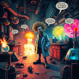 Whose Lab Is It Anyway? - Text-based game