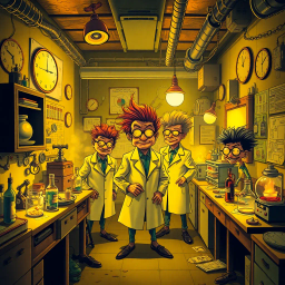 Whose Lab Is It Anyway? - Text-based game