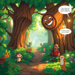 Log Jam: Wood You Believe It? - Text-based game
