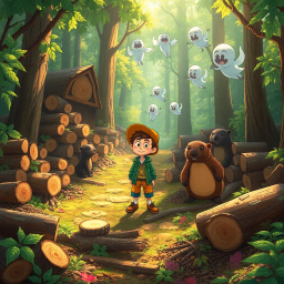 Logjam Chronicles: Whose Logs Are These, Anyway? - Text-based game