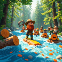 Logjam Chronicles: Whose Logs Are These, Anyway? - Text-based game