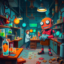 Whose Lab Is It Anyway? - Text-based game