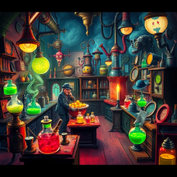 Whose Lab Is It Anyway? - Text-based game