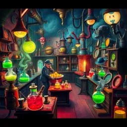 Whose Lab Is It Anyway? - Text-based game