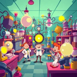 Whose Lab Is It Anyway? - Text-based game