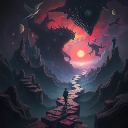 Nightmare Chronicles: Who's Dreaming This? - Text-based game