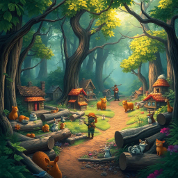 Logjam Chronicles: Whose Logs Are These, Anyway? - Text-based game