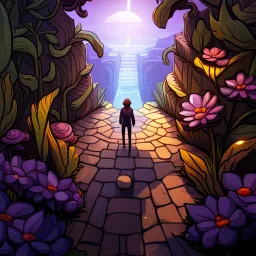 The Curse of the Blossoming Garden - Text-based game