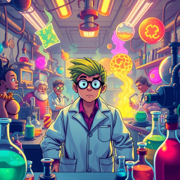 Whose Lab Is It Anyway? - Text-based game