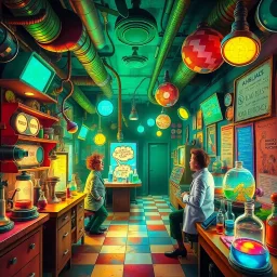 Whose Lab Is It Anyway? - Text-based game