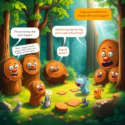 Logjam Chronicles: Whose Logs Are These, Anyway? - Text-based game