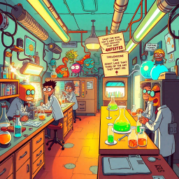 Whose Lab is it Anyway? - Text-based game