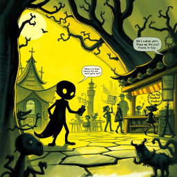 Whose Shadow Is It Anyway? - Text-based game