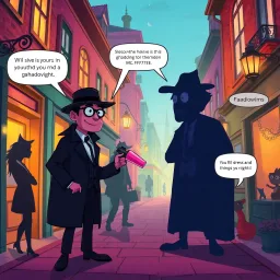 Whose Shadow Is It Anyway? - Text-based game