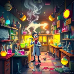 Whose Lab Is It Anyway? - Text-based game