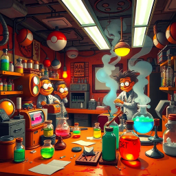 Whose Lab Is It Anyway? - Text-based game