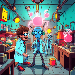 Whose Lab Is It Anyway? - Text-based game
