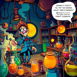 Whose Lab Is It Anyway? - Text-based game