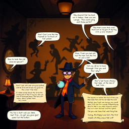 Shadowplay: Whose Shadow is it Anyway? - Text-based game