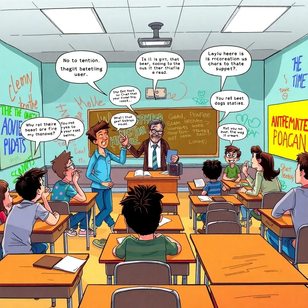 Detention Dueling: The Classroom Showdown