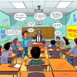 Detention Dueling: The Classroom Showdown - Text-based game