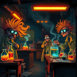 Whose Lab is it Anyway? - Text-based game