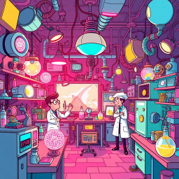 Whose Lab Is It Anyway? - Text-based game