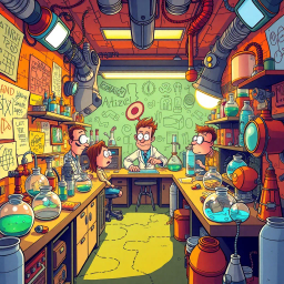 Whose Lab is it Anyway? - Text-based game