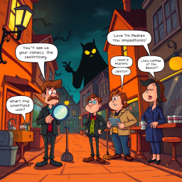 Mystery/Comedic Whodunit text games