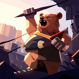 The Underground Bear Brawl - Text-based game