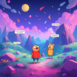 Memeception: Whose Hello Is It Anyway? - Text-based game