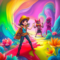 Spectrum Saga: Whose Dimension is it Anyway? - Text-based game