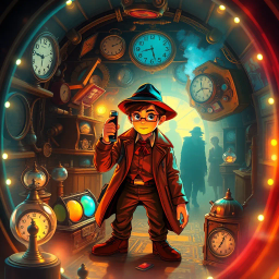 Chrono Chums: Who's There? - Text-based game