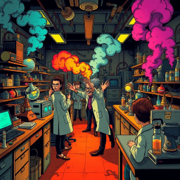 Whose Lab Is It Anyway? - Text-based game