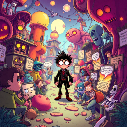 Meta-narrative Comedy text games