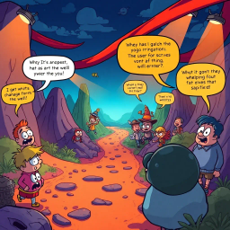 Metaquest: Whose Adventure Is It Anyway? - Text-based game