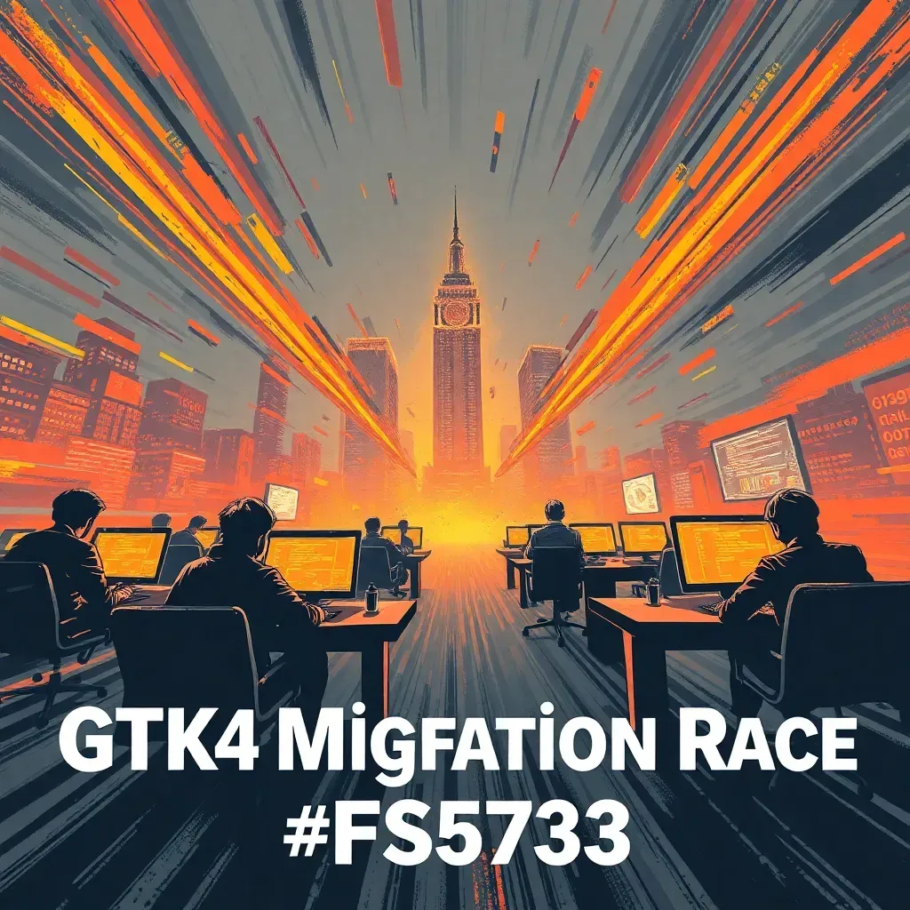 The GTK4 Migration Race