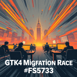 The GTK4 Migration Race - Text-based game