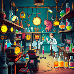 Whose Lab Is It Anyway? - Text-based game