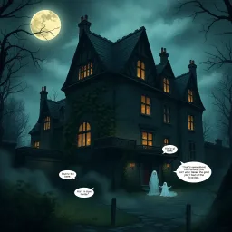 Whose Haunt Is This? - Text-based game