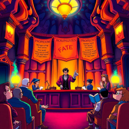 Courtroom of Fate - Text-based game