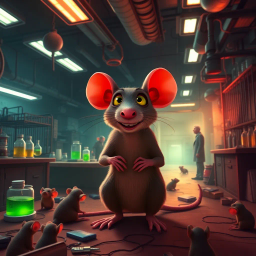 Lab Rats: Who's in Charge? - Text-based game