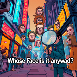 Whose Face Is It Anyway? - Text-based game