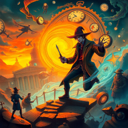 Temporal Tangle: Whose Time is It Anyway? - Text-based game